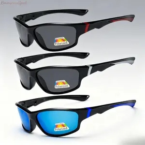 3-Pack Unisex Vintage Sports Sunglasses | Anti-Glare UV400 Protection, Lightweight Durable Frame | Trendy outdoor shades for fishing, running, cycling, mountaineering & daily casual outdoor activities