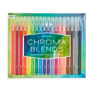 Chroma Blends Watercolor Brush Markers