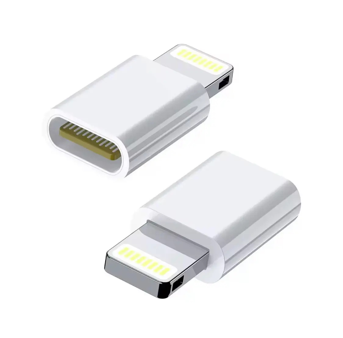 4-Pack USB-C to Lightning Durable Charger Adapter - CE Certified, Fast Charging, Data Transfer Converter for iPhones, iPads, Electronic Mobile Smartphone Cellphone Devices