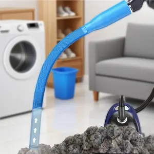 Dryer Vent Cleaner Kit Vacuum Attachment - Multiple Combinations V1 Lint Remover Power Washer and Vacuum Hose Quickly Removes Lint