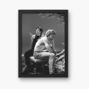 [ TEAM HOLLANOV COLLECTION - UNFRAMED ] Ember and Ice Poster, Connor Storrie x Hudson Williams Romance Print