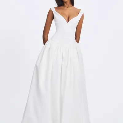 alexandra daddario wedding dress Danielle Frankel wedding dress alexandra daddario