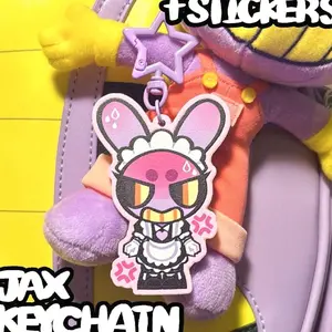 Angry Maid Jax Keychain  - The Amazing Digital Circus TADC