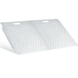 Heavy Duty Metal Canopy Ramp for Riding Lawn Mower  Ideal for Garden, Garage, Yard, Tractor & ATV Entry 29x24 Inch Wide – 750 lb Capacity – Non-Slip, Rust Resistant, and Portable