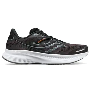 Saucony Mens Guide 16 Wide Running Sneakers Shoes - Black
