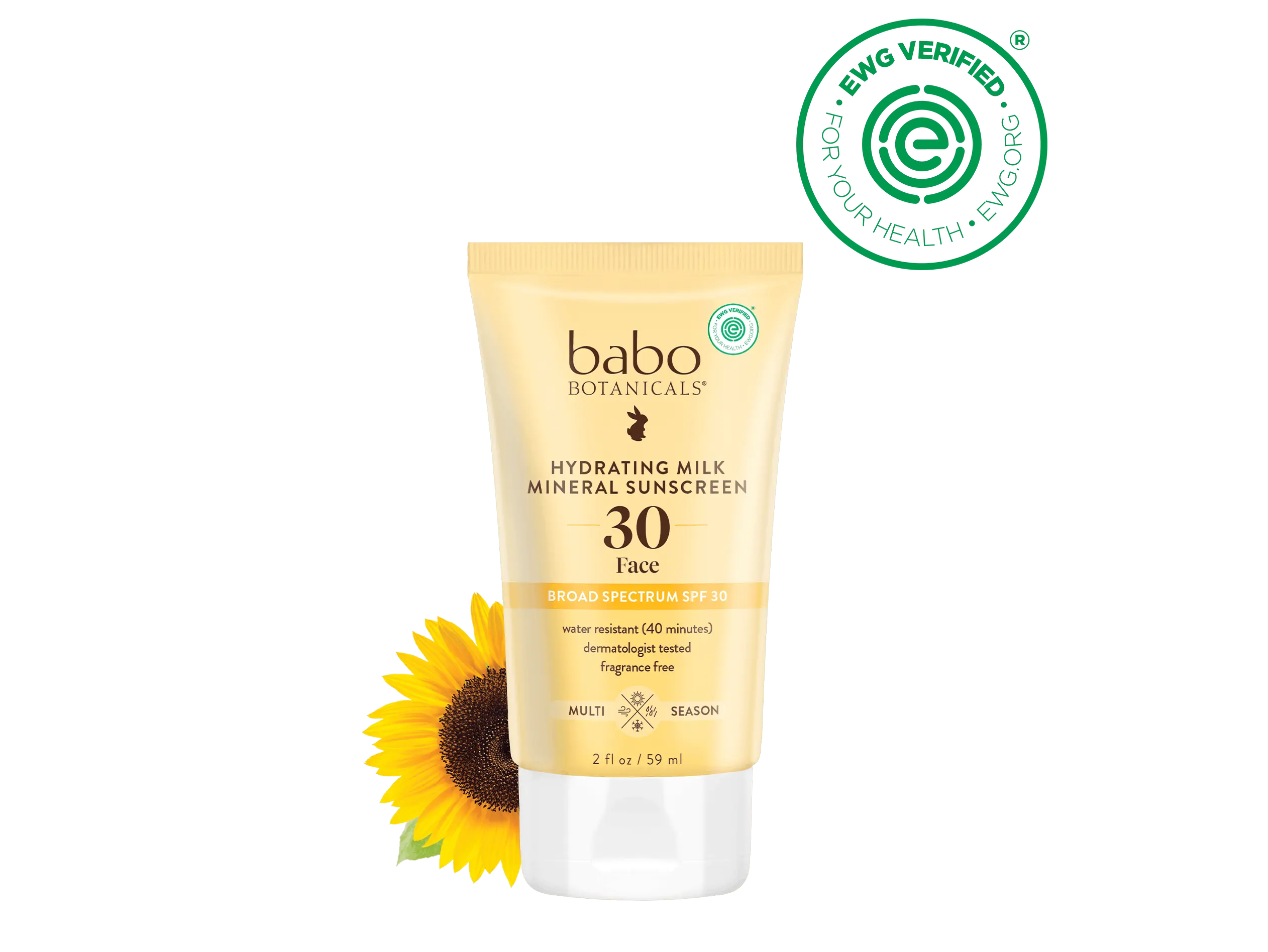 Hydrating Milk Mineral Face Sunscreen SPF30