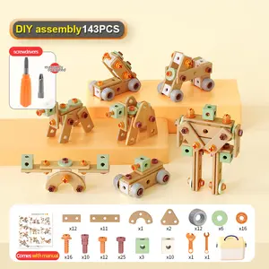 DIY Children's Science Repair, Educational Assembly Toys, Screwdriver Set, STEM Learning  assembiy143pcs