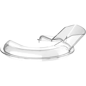 Pouring Shield for  4.5~5 QT Bowl (Stainless Steel, Glass, Ceramic) - Clear Safety Pouring Shield for  Mixer, Pouring Shield for  4.5 and 5 quart