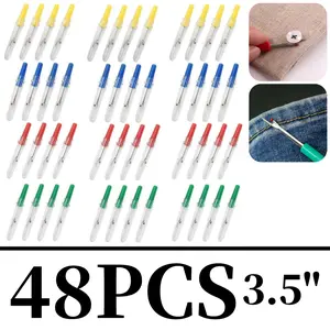 48 Pieces Seam Ripper Stitch Unpicker Thread Cutter Stitch Ripper Large and Small Sewing Thread Remover for Quick Unpick Sewing