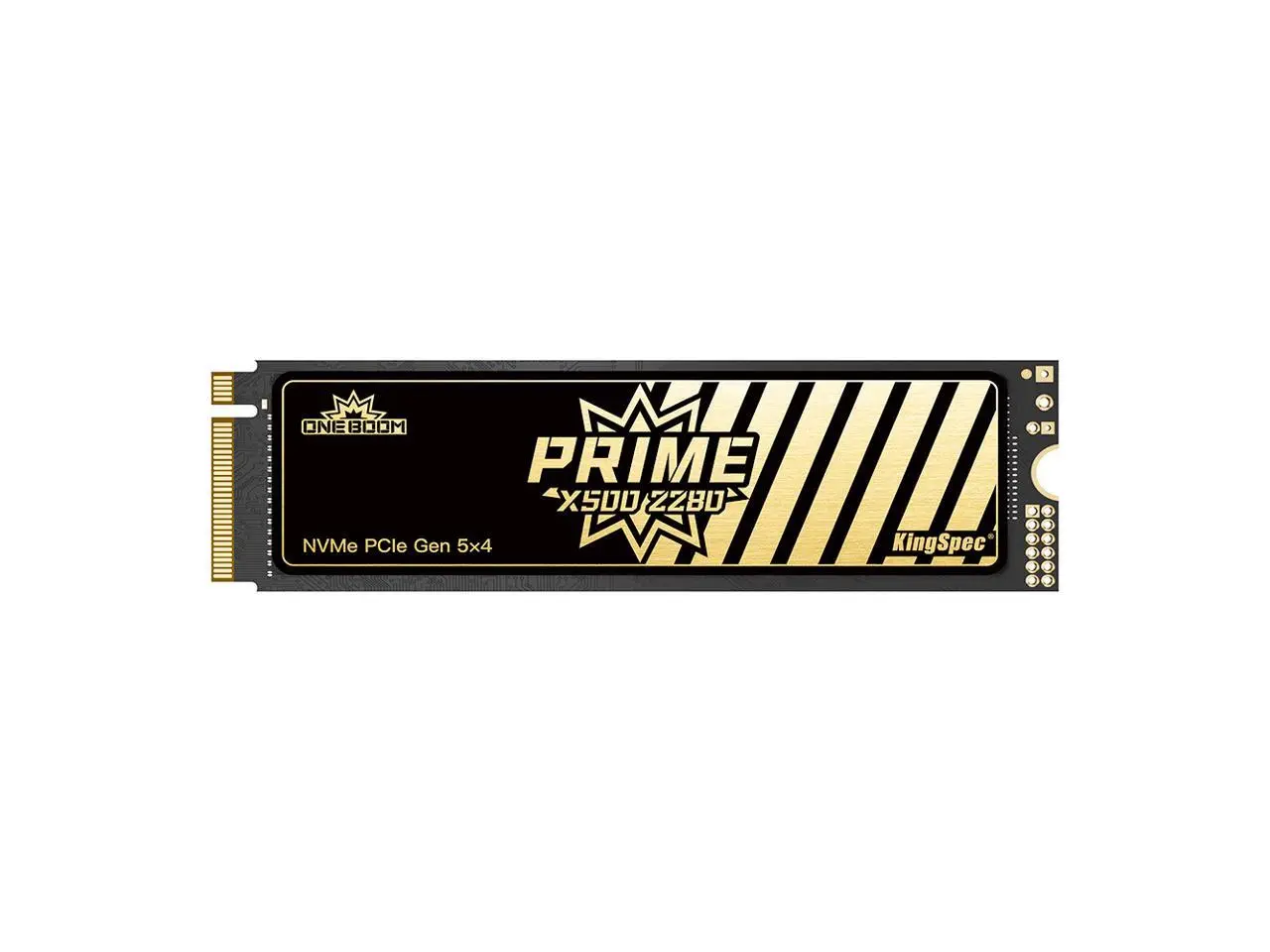 KingSpec OneBoom X500 1TB M.2 2280 PCIe 5.0 NVMe SSD Up to 14000MB/s Read, 13000MB/s Write TLC NAND with DRAM Cache, PS5 Ready, for Gamers, Video Editors, 3D Designers & Heavy-Duty Workstations