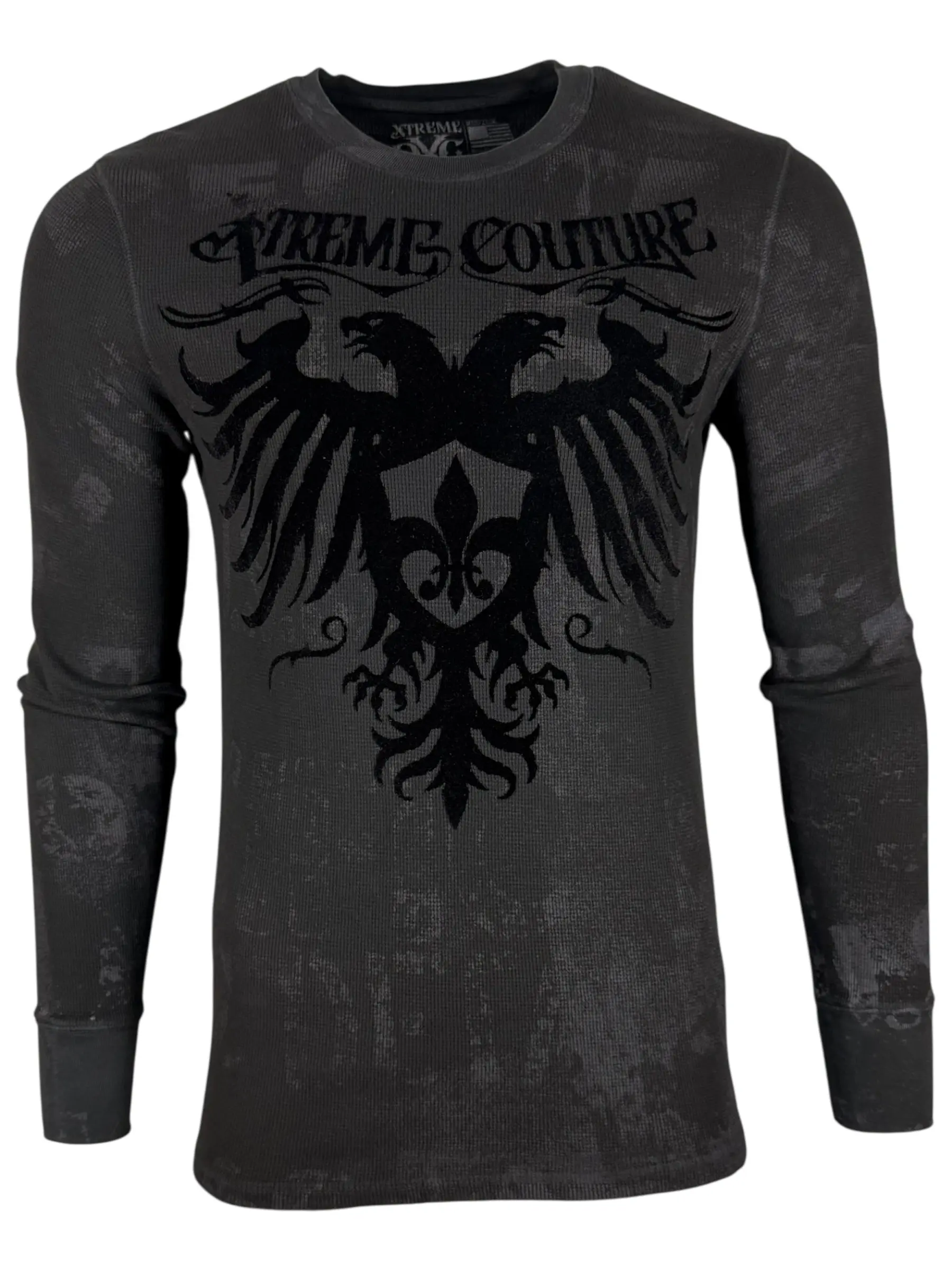 Xtreme Couture By Affliction Men's Thermal Shirt Rain 