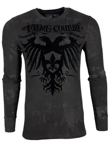 Xtreme Couture By Affliction Men's Thermal Shirt Rain 