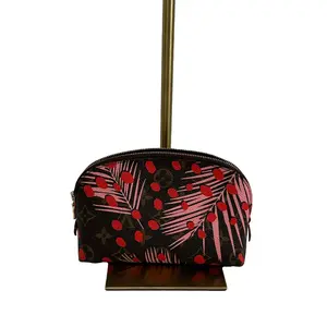 Pre-owned Louis Vuitton COATED CANVAS Toiletry Bags JUNGLE DOTS COSMETIC POUCH EXCELLENT CONDITION