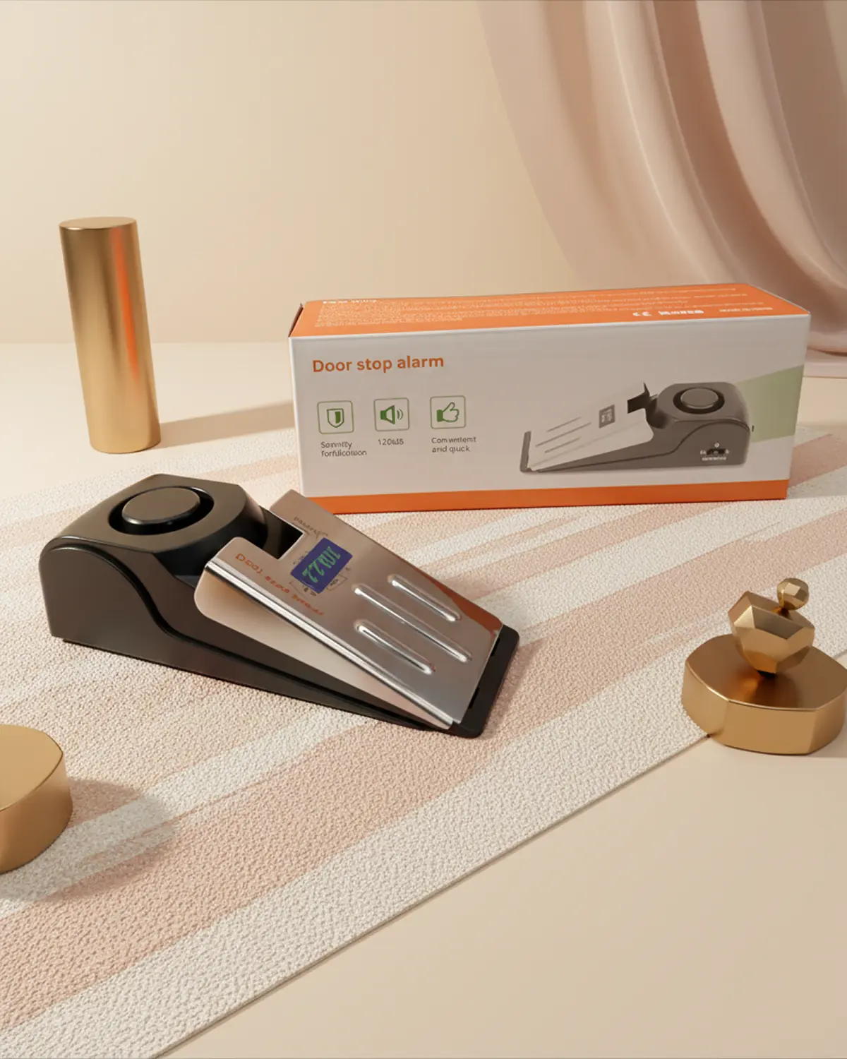 Travel Door Stop Alarm — Hotel Safety Essential