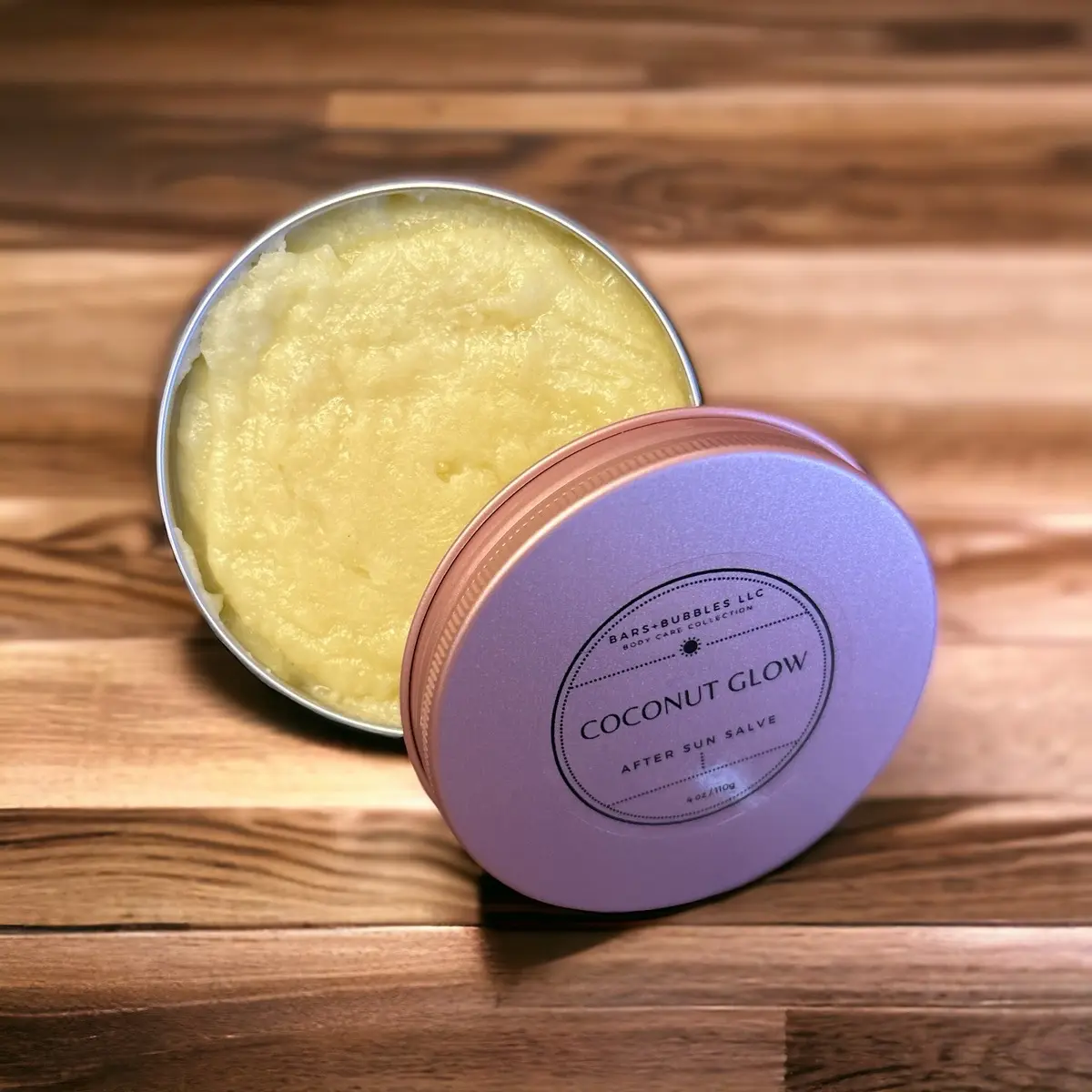 After Sun Salve Coconut Glow Aloe Vera Soothing Moisturizing Skincare