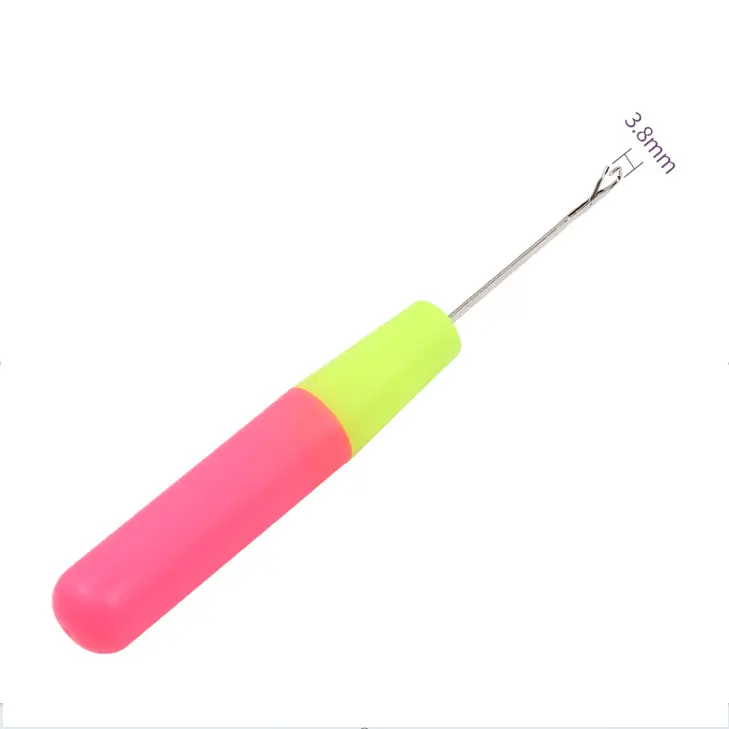 Daydream Hair Shop Multi-Size Plastic-Metal Crochet Hook Grips Set - Comfortable & Non-Slip, Metal Spring Resists Wear Through Use, Essential Crochet Supply for Hair Accessories Crafting & Blow Drying