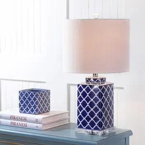 JONATHAN Y Clarke Chinoiserie LED Table Lamp , for bedroom, living room, foyer, hallways, dining room, dorms