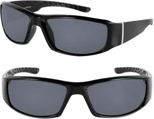 'The Diesel' 2 Pair of Extra Large Lightweight Polarized Sunglasses for Men with Big Heads