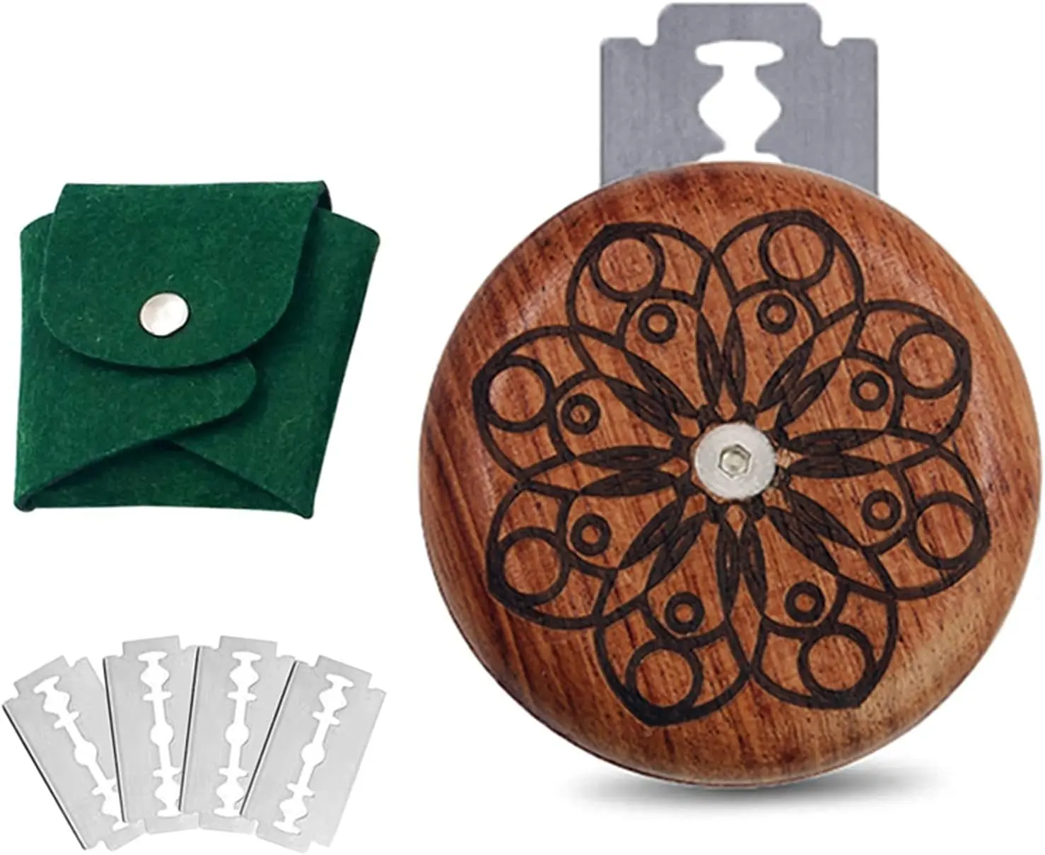 UFO Bread Lame  for Homemade Sourdough Bread Bakers, Slashing Tool  Bread Scoring  Razor ,   for Artisan Bread and Baguette Makers(GREEN)