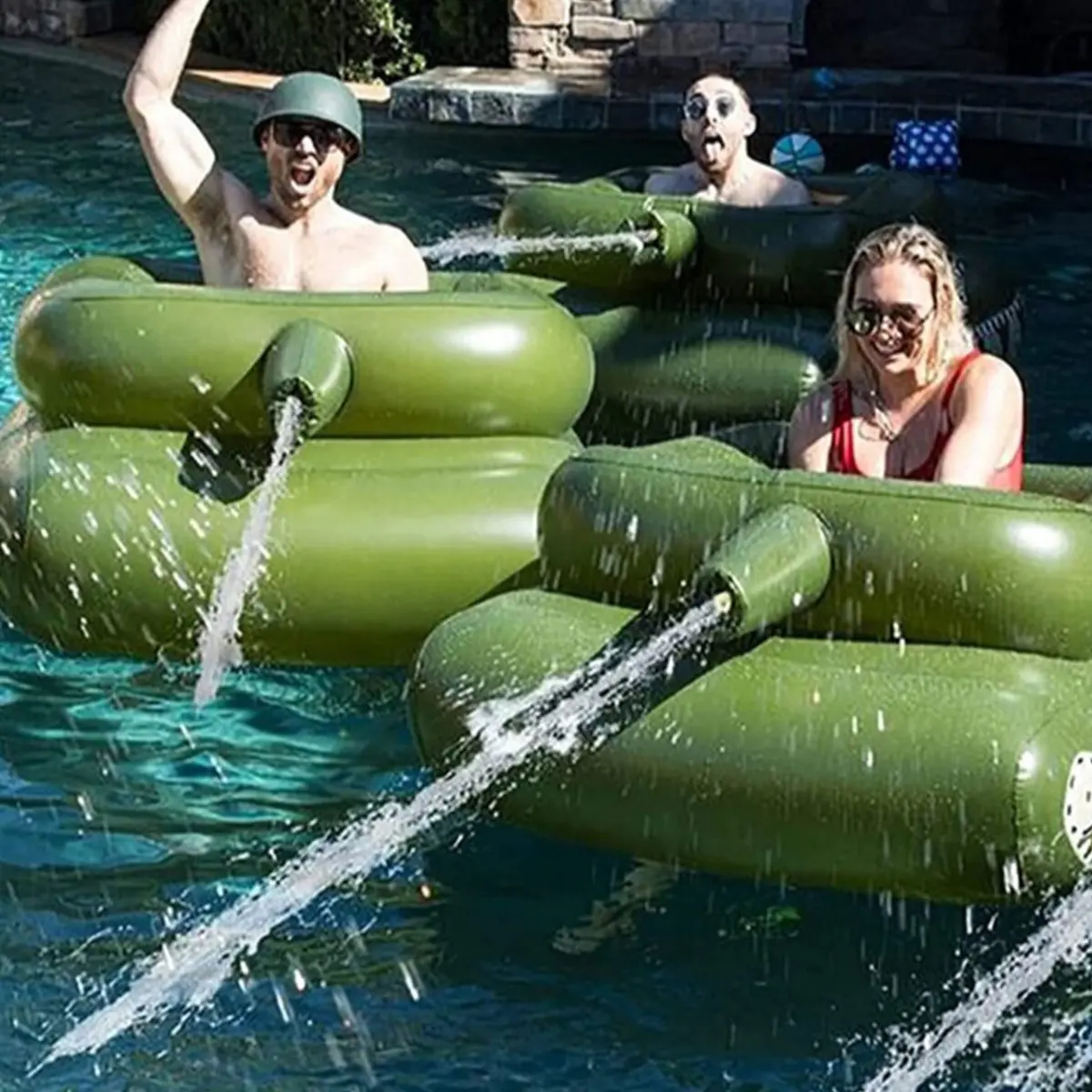 Giant Inflatable Water Tank Swimming Pool Float Bed