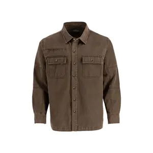 Thorogood Waxed Cotton Shirt Jacket with Snaps