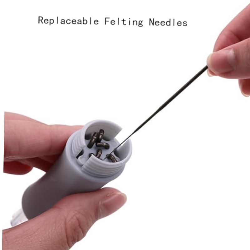 Needle Felting, Felting Needle Tool with 7 Needles, Needle Felting Stitch Punch Tool - Wool Felt Needle Tools - Felting Starter Kit for DIY Patchwork & Craft - Make Beautiful Felt Animals & Patterns