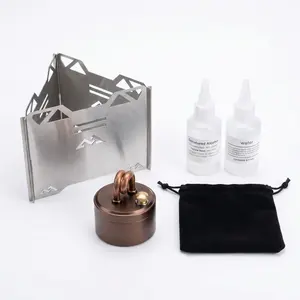 High-Power Portable Mini Outdoor Alcohol Stove & Burner – Ultra-Efficient Camping Cookware for Hiking, Backpacking, Survival & Emergency Use – Lightweight, Windproof, Fast Boil Design