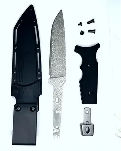 High Hardness Knife Blank Razor-Sharp Knife Multifunctional Knife Collection for Home Camping, Hiking, BBQ, and Outdoor Essentials Gift