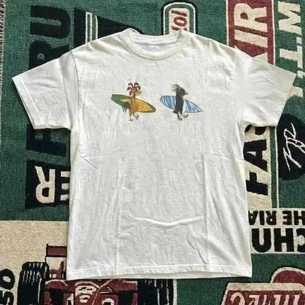 Chicken Joe And Cody Y2K Baby Tee, Retro 2000s Cartoon Graphic Unisex Shirt