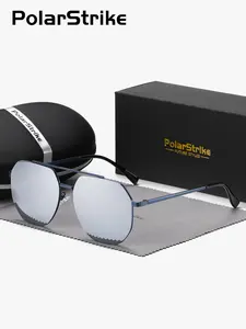 PolarStrike 1 Piece Unisex Polarstrike Multifaceted Sunglasses, Full Frame Polarized Lenses, UV400 Simple design enhancing pure, natural charm, Lightweight Durable Sunglasses
