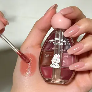 Glow Vegan Lip Plumper Gloss Set for Soft Lips Hydrating Non-Sticky Satin Finish with Vitamin E and Shea Butter Day to Night Makeup