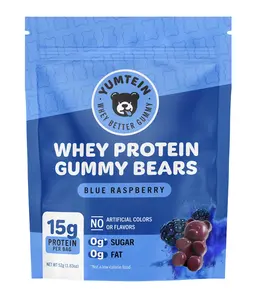 Yumtein Blue Raspberry Protein Gummy Bears 1.81 oz
