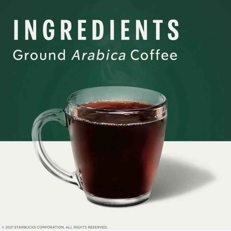 Starbucks Pike Place Medium Roast Ground Coffee, 40 oz. 100% Arabica Beans