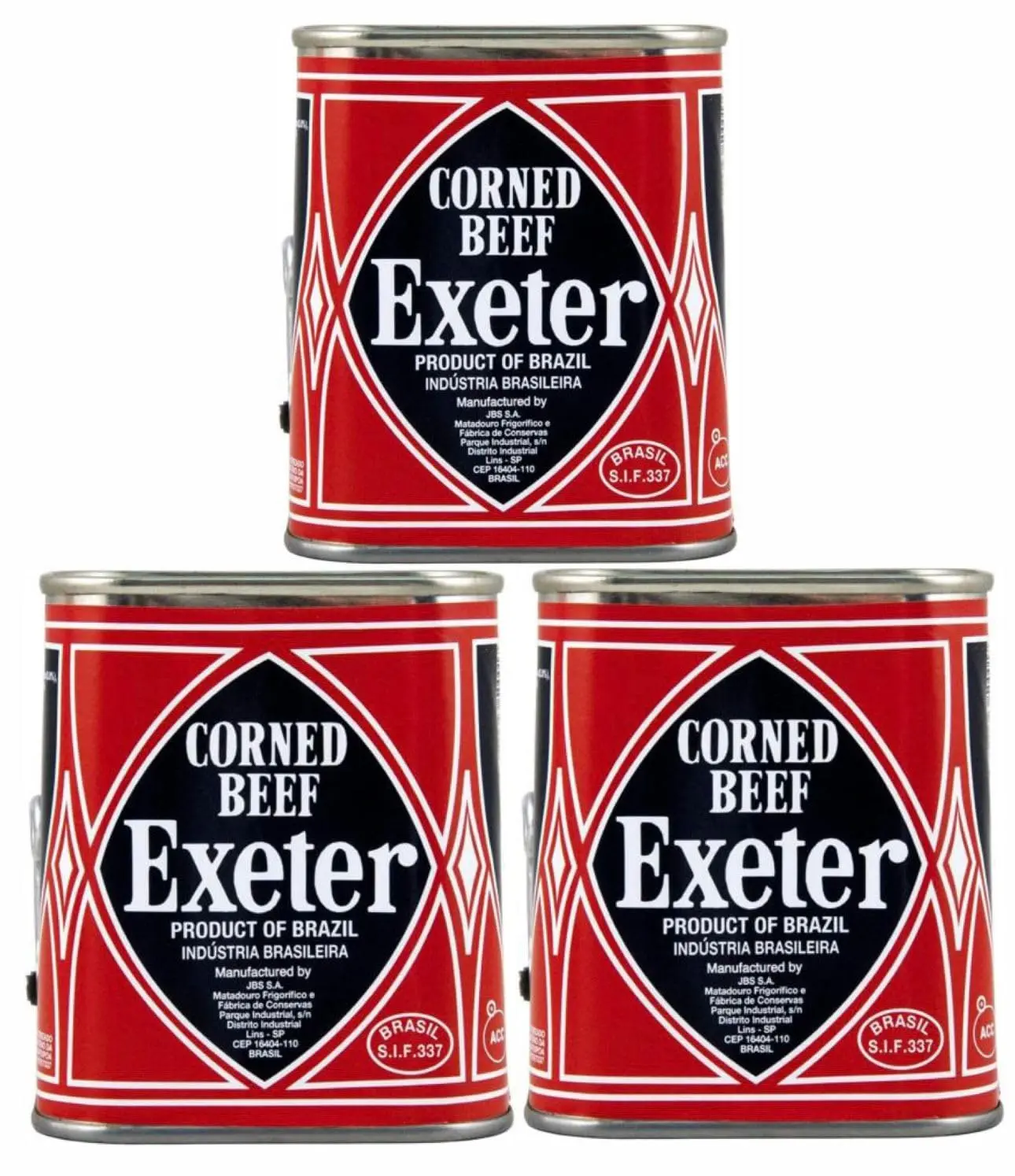 EXETER CORNED BEEF 3 CANS/PCS