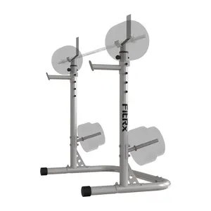 FitRx Squat Rack, Adjustable Universal Squat Rack for Home Gym, 390lbs. Weight Limit