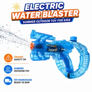 2026LED Electric Water Blaster with Space Energy Ring Design, High-pressure & Long-range, Large Capacit【Safe & Harmless Water Gun Toy】 pool party