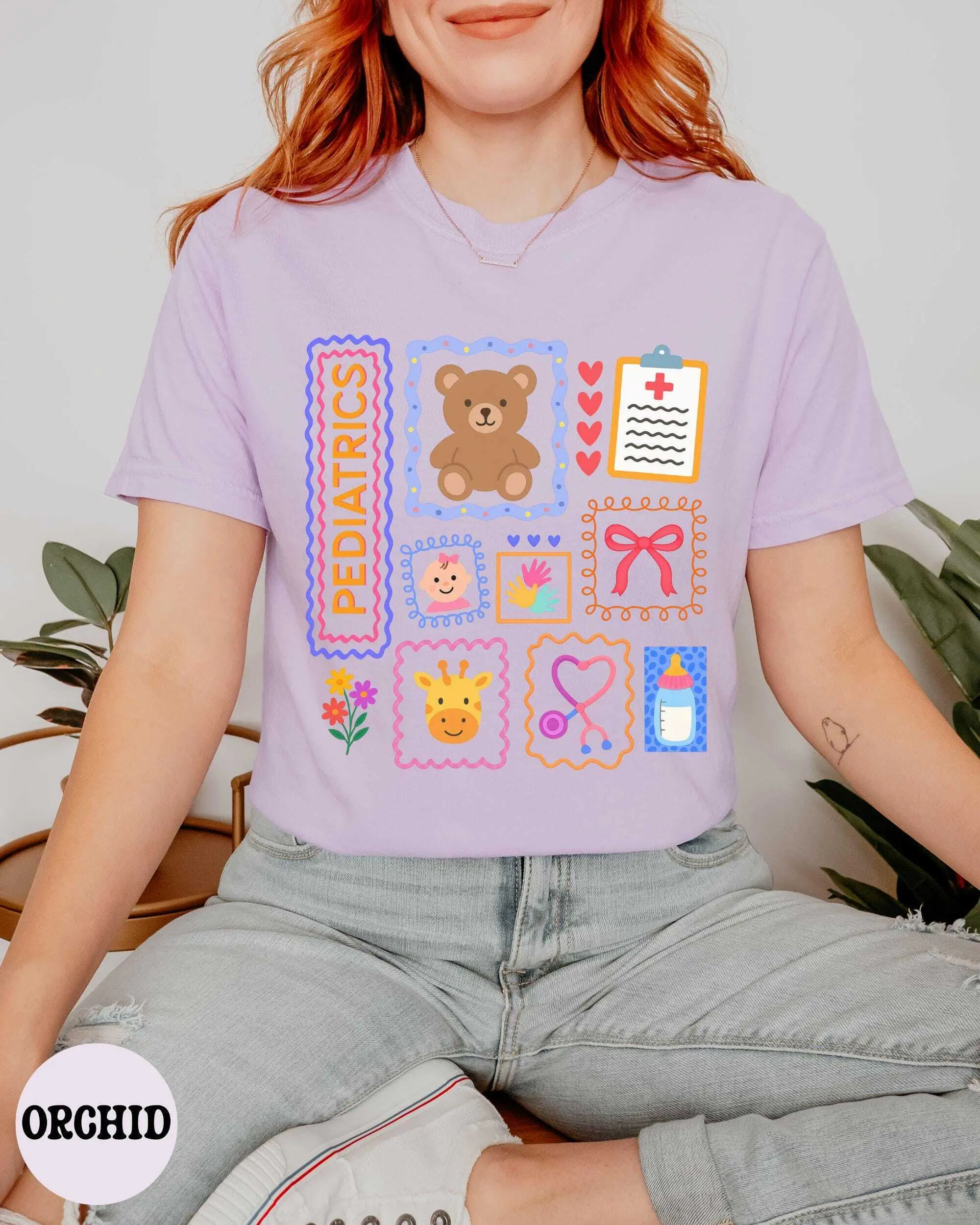 Pediatric Nurse Shirt, PEDS Nurse Tee, Cute Peds Gift Idea, Future Pediatric Crew Shirt, Cute Stamp Shirt, Nurse Appreciation