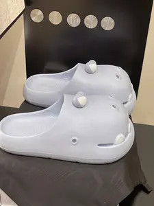 2026 New Fun Animal Slippers, Anti-Slip Waterproof Couple Sandals, One-Piece Design, Comfortable Summer Footwear