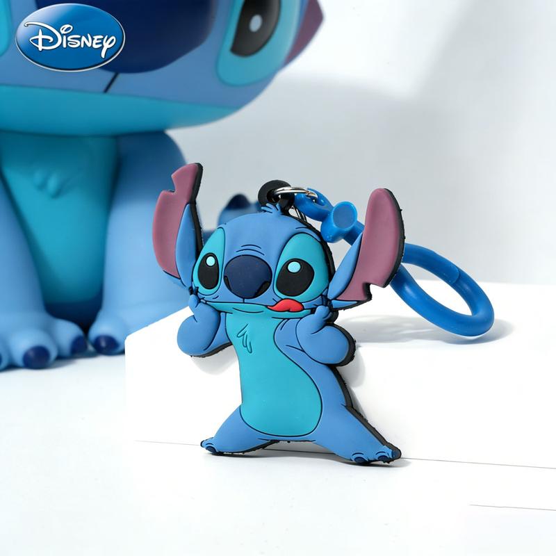 Disney Stitch PVC Keychain 1PC Official License Cute Animal Bag Clip Charms Anime Figure Collector Keyring Backpack Decor Durable PVC Soft Rubber Gift Disney Stitch PVC Keychain 1PC Official License Cute Animal Bag Clip Charms Anime Figure Collector Keyring Backpack Decor Durable PVC Soft Rubber Gift