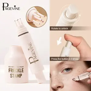 4 In1 Natural Freckle Stamp Pen Realistic Freckle Stamp With 5 Prongs For Natural Dot Placement Quick Application Faux Freckle Pen For Creative Makeup Trends Great For Photoshoots  Picnics And Summer Dates Halloween And Christmas Gifts For Girls
