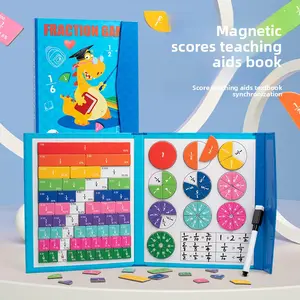 Magnetic Fraction Score Learning Board Set, Educational Math Toy for Kids, Interactive Teaching Aids Tool, Visual Learning Tools, Easy to Use, Perfect for Home Schooling