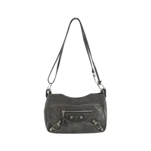 Pre-owned Balenciaga Lambskin Shoulder Bags GIANT HIP Lamb Shoulder Bag