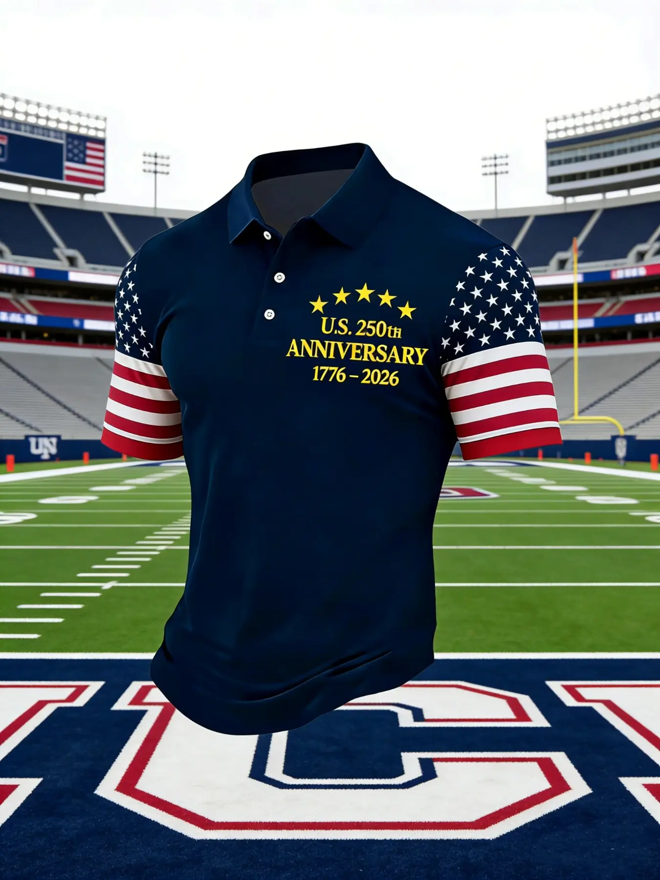 Men's Casual Sports Short Sleeve Athletic Polo Gym Shirt, Casual Athletic Apparel, 2026 Canada-Us-Mexico Football Pattern, Polyester Fabric, Breathable Regular Fit, Athletic Fit Shirts, Breathable Workout Shirts