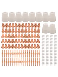 150pcs PT-31 Extended Air Plasma Cutting Nozzle Electrode Consumables Fit CUT-40 CUT-50D CT-312