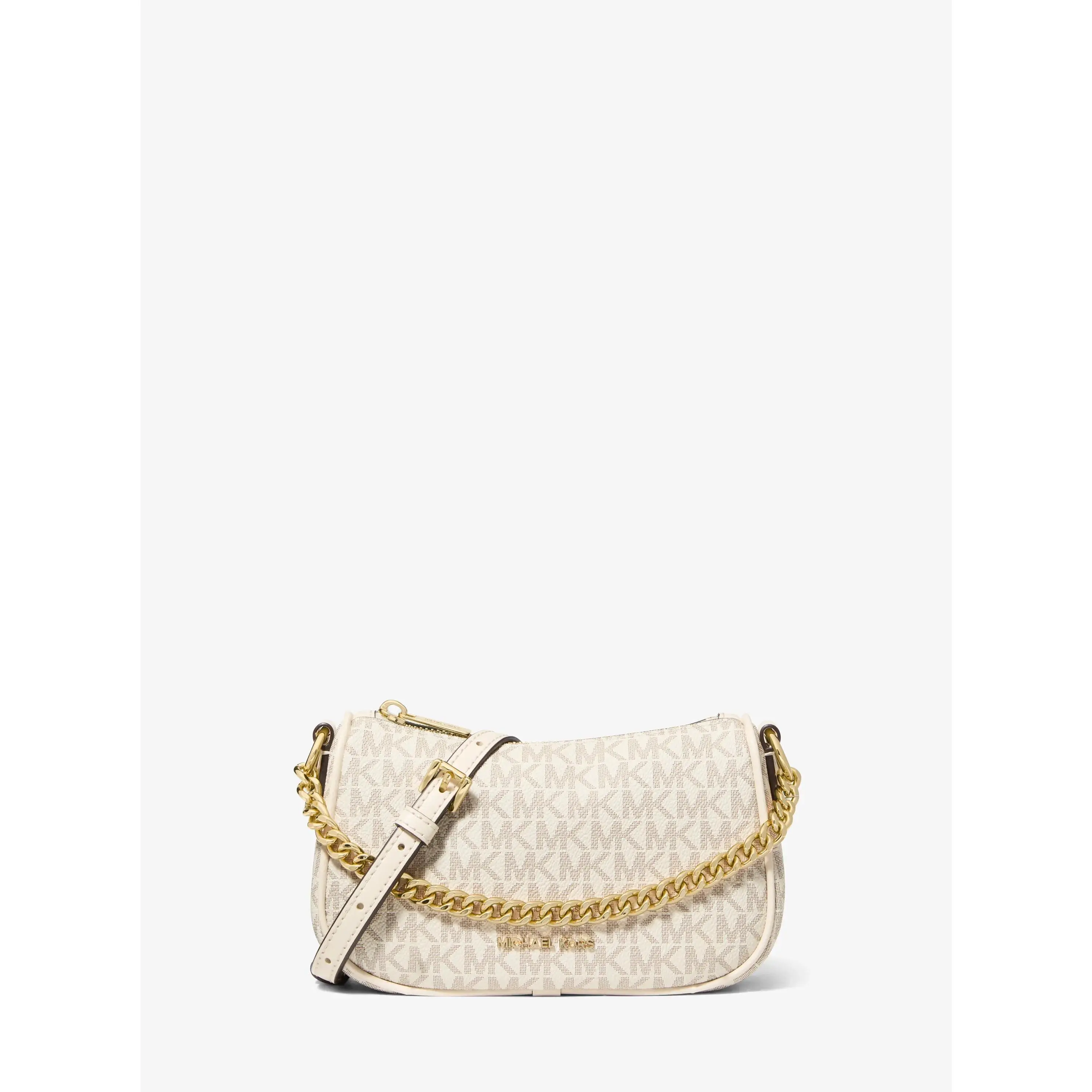 Carmela Small Signature Logo Convertible Crossbody Bag