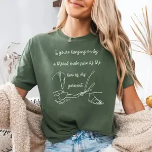 Comfort Colors Christian Clothing Jesus Tshirt, Christian T-Shirt, Hem of His Garment Religious Tee, Faith Based Tshirt, Catholic Gift Women Christian Gift - SoftHype Apparel