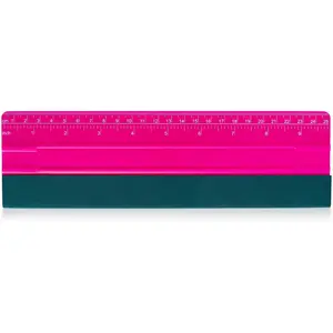 Professional  for Vinyl, , Sticker Paper, Wallpaper, Window Film, Craft, Suede Felt  Smoothing Tool with Ruler,  (10 inches)
