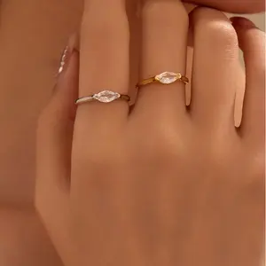 1CT Marquise Cut Cubic Zirconia Ring in 925 Sterling Silver – Elegant Daily Wear Gift for Birthdays – Premium Fine Jewelry