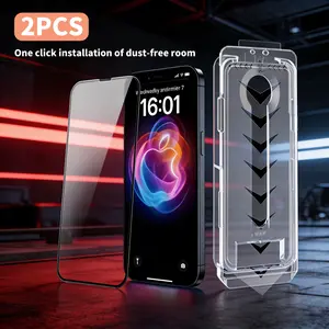 [2PCS]  Privacy/High Definition Screen Protector，for iPhone 17/16/15/14/13/12/11,Samsung S26/S25/S24/S23/S22plus  , Headset Covered Fully Protection, electroplated oleophobic layer,9H scratch-resistant，Easy to install