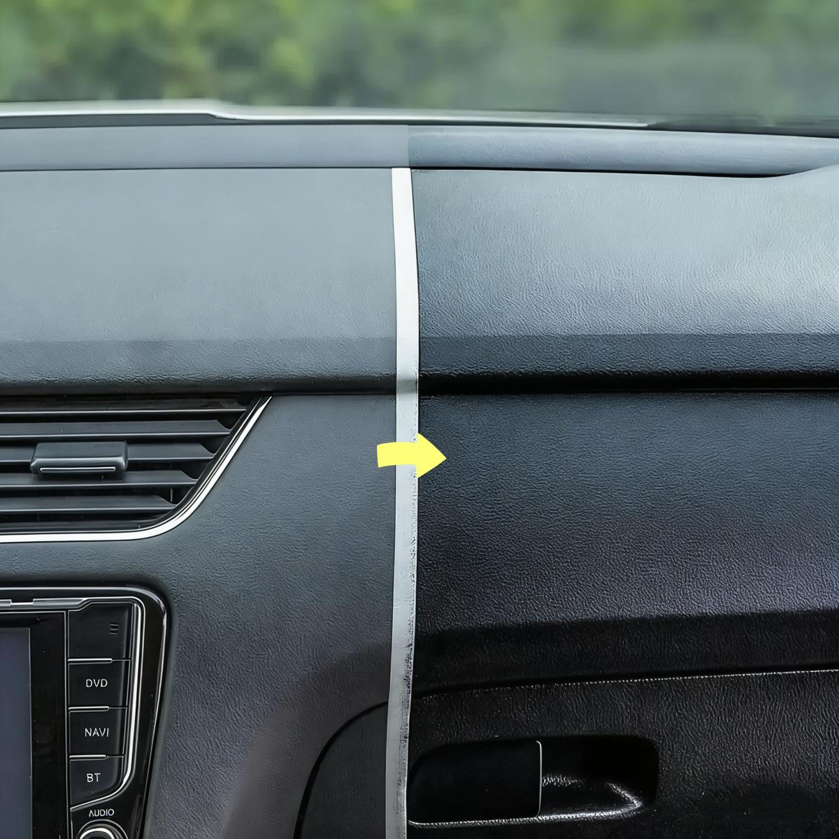 QIFOR Plastic, Trim & Tire Dressing – Restores Faded Plastics, Revives Rubber & Vinyl. User-Friendly Plastic Restorer Auto Detailing Supplies